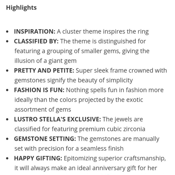 Citrine LS Swarovski Baguette Crystals Platinum Silver Halo Ring - Picture 9 of 16